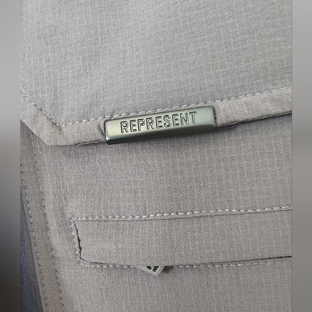 Represent Cargo Pants Gray Tactical Streetwear Dr… - image 3